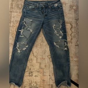 Destroyed Boyfriend American Eagle Denim